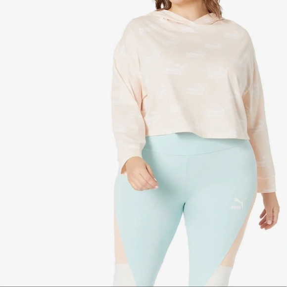 PUMA Plus Size Amplified Lightweight Hoodie, 1X, Cloud Pink, NWT - Picture 3 of 8